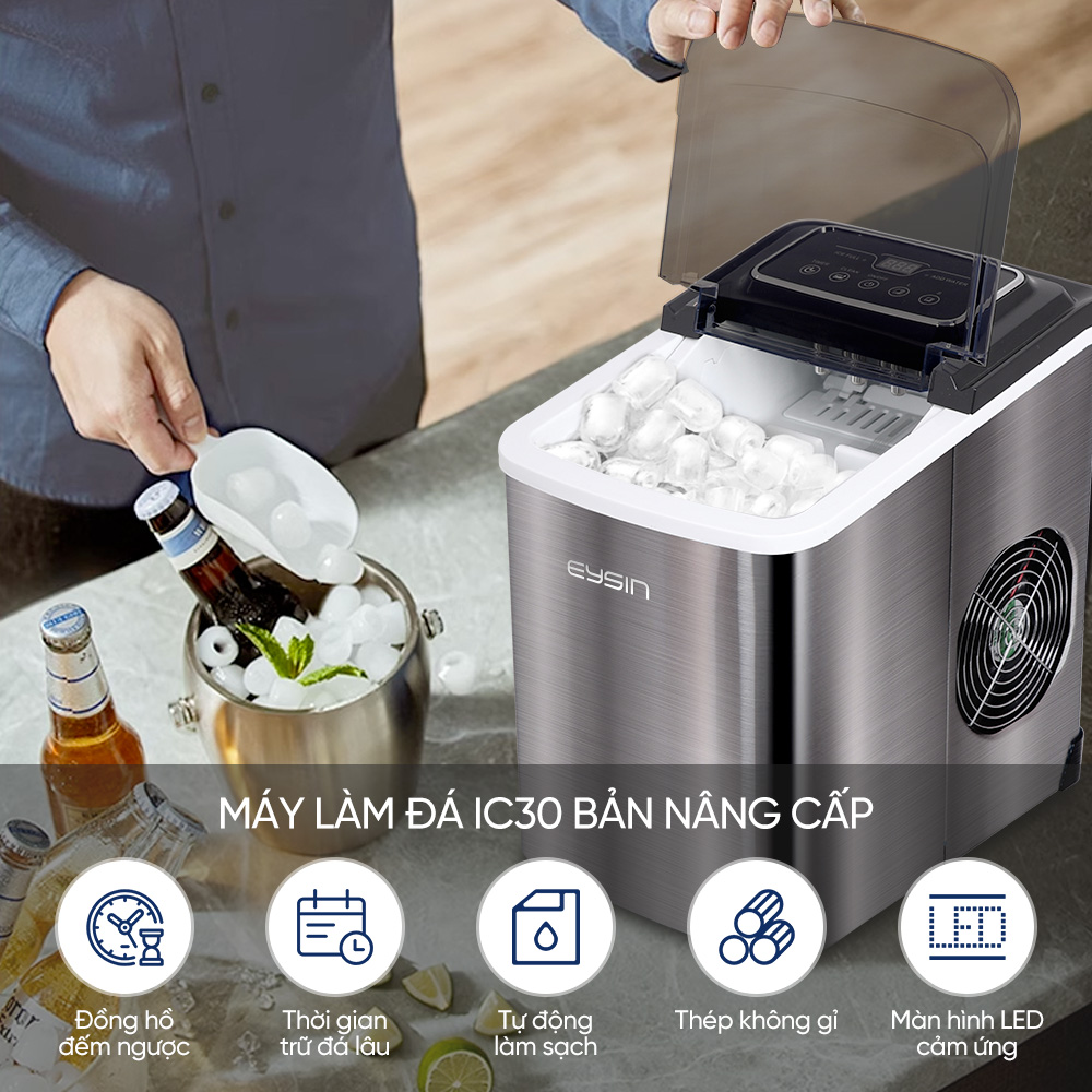 máy làm đá tự động