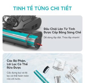 Máy hút bụi giường nệm Eysin S30 có thể dễ dàng làm sạch
