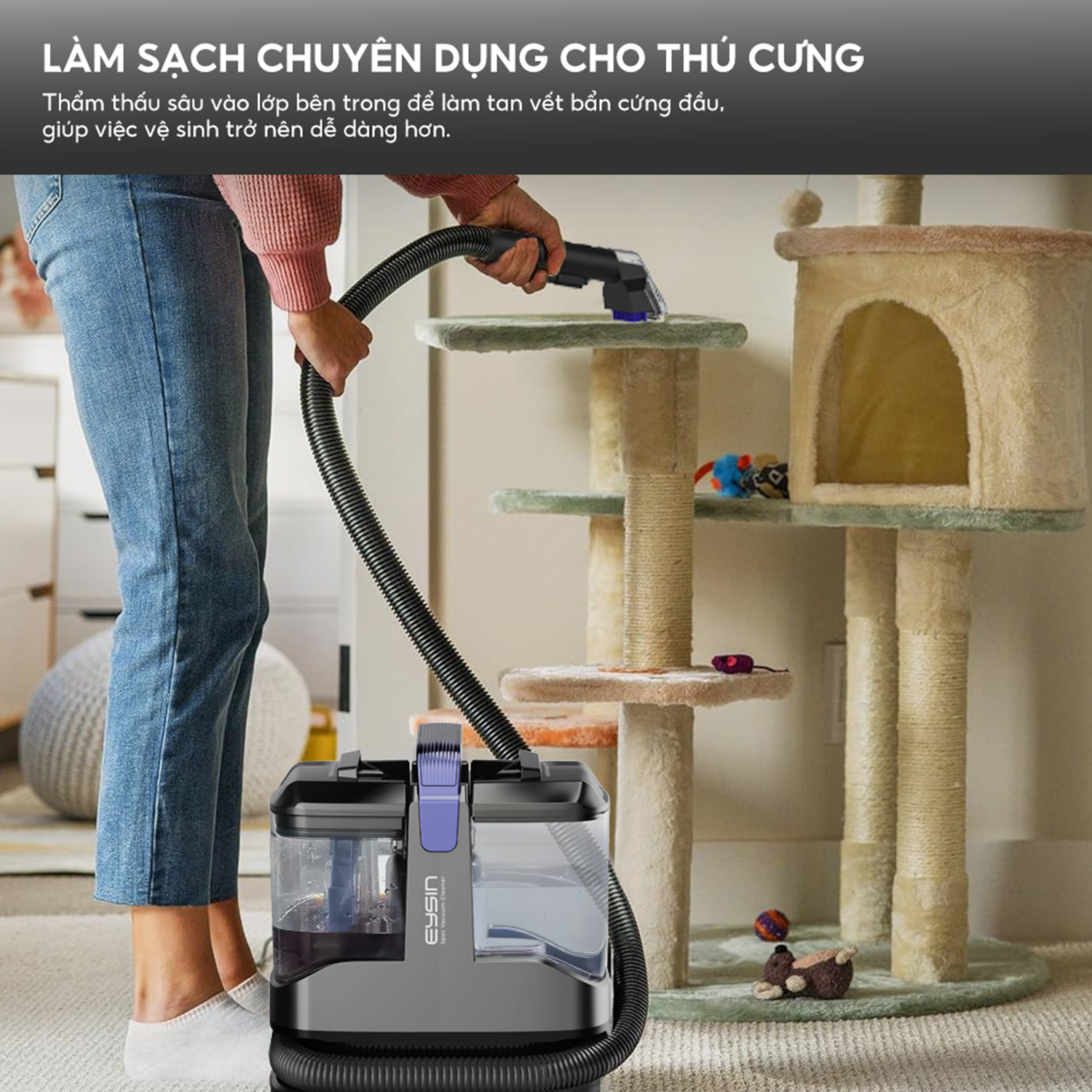 máy hút giặt cầm tay eysin c10